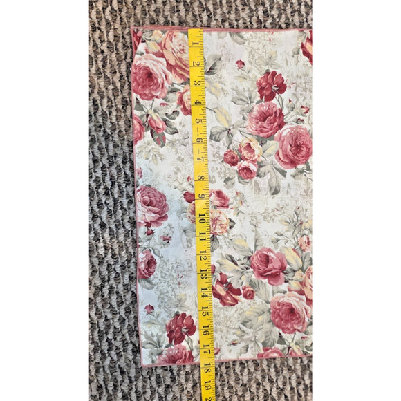 VTG Kay Dee Set 4 Rose Floral Cotton Napkins 18"x18" NWT Made in USA Cottagecore - Picture 5 of 6